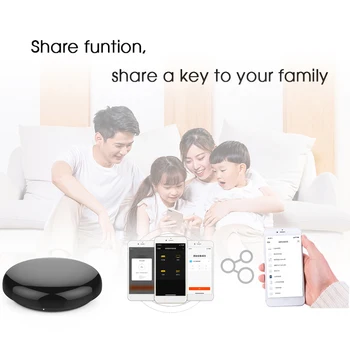 Mini Body Universal Remote Smart IR Hub Convenient Remote Control 2.4G WiFi Voice Control for Set-Top Box Air Conditioner TV
Mini Body Universal Remote Smart IR Hub Convenient Remote Control 2.4G WiFi Voice Control for Set-Top Box Air Conditioner TV