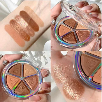 Face Makeup Bronzer Palette blush Smooth Pigmented Without Talc Natural matte shimmer eyeshadow Powder 5 color
Face Makeup Bronzer Palette blush Smooth Pigmented Without Talc Natural matte shimmer eyeshadow Powder 5 color