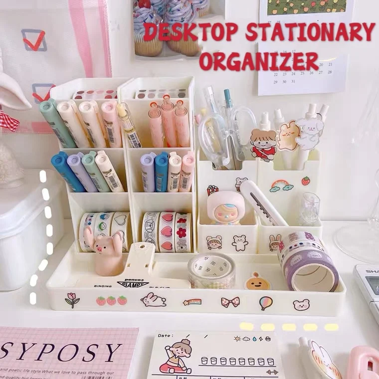 5pcs Multifunction Desktop Pen Holder Makeup Brush Storage Box Nail Polish Organizer Pencil Shelf School Office Stationery Case
5pcs Multifunction Desktop Pen Holder Makeup Brush Storage Box Nail Polish Organizer Pencil Shelf School Office Stationery Case