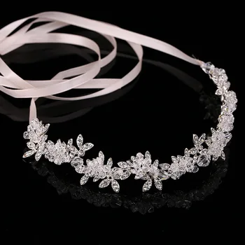 New Arrival Noble Crystal Rhinestone Bridal Headpieces Satin Ribbon Wedding Hair Accessories for Brides Tiaras Crowns Headbands
New Arrival Noble Crystal Rhinestone Bridal Headpieces Satin Ribbon Wedding Hair Accessories for Brides Tiaras Crowns Headbands