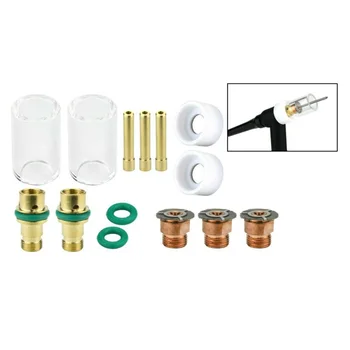 Argon-Saving Conversion Kits For TIG Torches Fused Quartz Cups Weilding Parts Manufacturing Welding Soldering Equipment Acces
Argon-Saving Conversion Kits For TIG Torches Fused Quartz Cups Weilding Parts Manufacturing Welding Soldering Equipment Acces