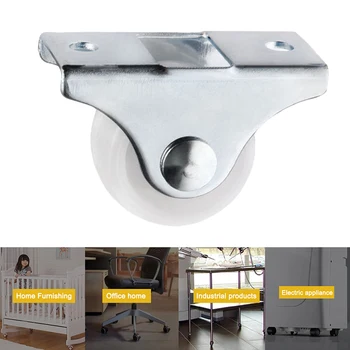 White Rail Fixed Casters Small 1-Way Wheel Furniture Plastic Directional Wheel Wear-resistant In Stock
White Rail Fixed Casters Small 1-Way Wheel Furniture Plastic Directional Wheel Wear-resistant In Stock