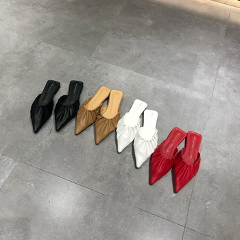 women's outer a pedal chunky heel lazy Muller ban Pointed Toe Spring/Autumn flat shoes woman zapatos de mujer Spring/Autumn
women's outer a pedal chunky heel lazy Muller ban Pointed Toe Spring/Autumn flat shoes woman zapatos de mujer Spring/Autumn