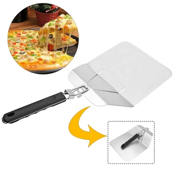 Handheld Kitchen Non-Slip Folding Handle Home Accessories Pizza Shovel Peel Extra Large Pastry Stainless Steel Hanging Hole
Handheld Kitchen Non-Slip Folding Handle Home Accessories Pizza Shovel Peel Extra Large Pastry Stainless Steel Hanging Hole