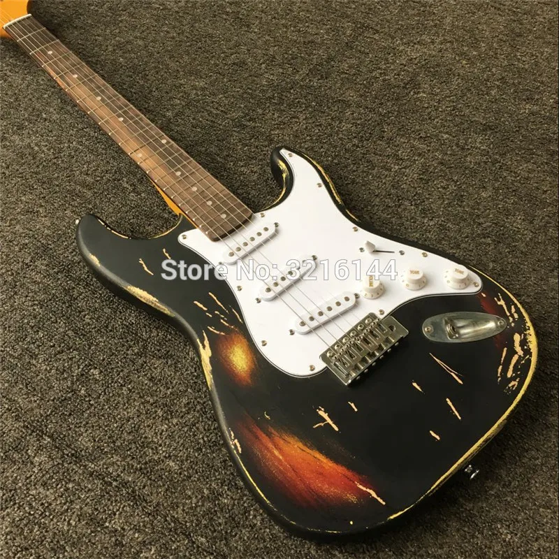 

In STOCK, antique relic Stock guitars, tinted, real photos, wholesale and retail, free shipping. Restore ancient ways do old