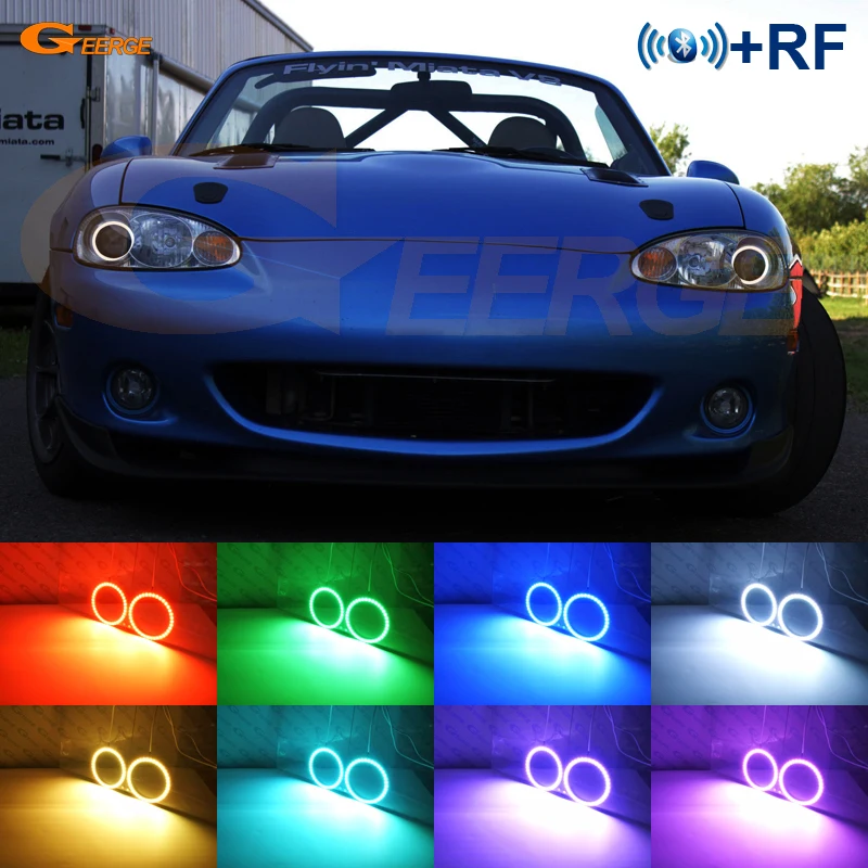 For MAZDA MX-5 MIATA 2001 2002 2003 2004 2005 Excellent Angel Eyes Multi-Color Ultra bright RGB LED Angel Eyes kit halo rings
For MAZDA MX-5 MIATA 2001 2002 2003 2004 2005 Excellent Angel Eyes Multi-Color Ultra bright RGB LED Angel Eyes kit halo rings