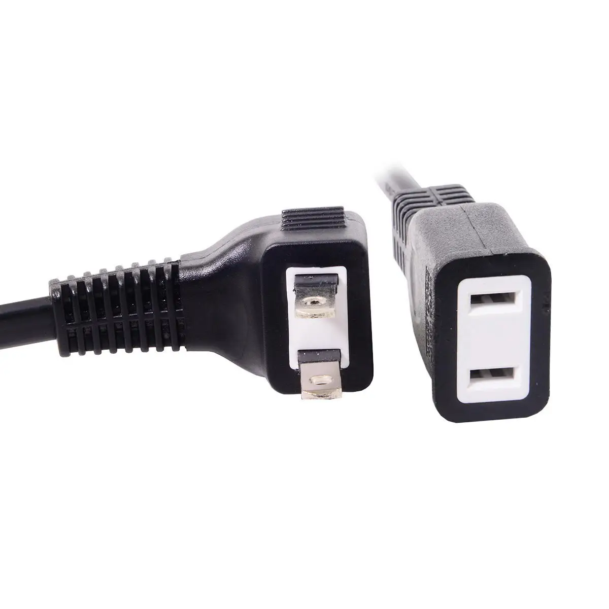 Zihan Up Angled USA Outlet Saver Power Extension Cord Cable 50cm 2-prong 2 Outlets for NEMA 1-15P to NEMA 1-15R
Zihan Up Angled USA Outlet Saver Power Extension Cord Cable 50cm 2-prong 2 Outlets for NEMA 1-15P to NEMA 1-15R