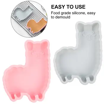 2Pcs Cartoon Cake Mold Silicone Baking Mold Alpaca Shape Cake Mold Baking Tool Random Color
2Pcs Cartoon Cake Mold Silicone Baking Mold Alpaca Shape Cake Mold Baking Tool Random Color