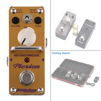 AROMA APN-3 Plexion Brit-stack Simulator Electric Guitar Effect Pedal Mini Single Effect with True Bypass
AROMA APN-3 Plexion Brit-stack Simulator Electric Guitar Effect Pedal Mini Single Effect with True Bypass