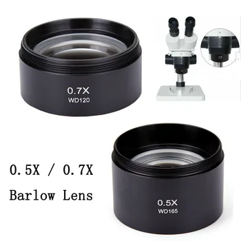 0.5X 0.7X Barlow Lens Stereo Microscope Auxiliary Lens Barlow Objective Lens Binocular Trinocular Microscope Parts
0.5X 0.7X Barlow Lens Stereo Microscope Auxiliary Lens Barlow Objective Lens Binocular Trinocular Microscope Parts