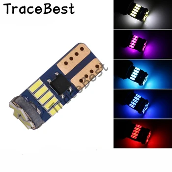 4pieces White Can bus No Error T10 W5W 15LED Bulbs 4014 15SMD Driving Car Light High Quality Lamp 12V
4pieces White Can bus No Error T10 W5W 15LED Bulbs 4014 15SMD Driving Car Light High Quality Lamp 12V