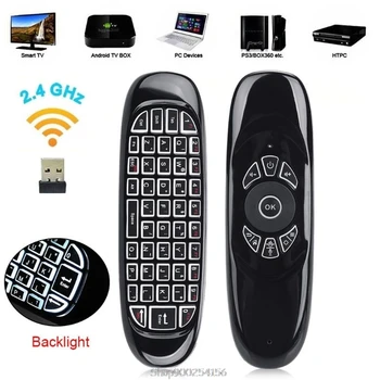 C120 RGB 7 Backlight Fly Air Mouse Wireless Backlit Keyboard G64 Rechargeable 2.4G Smart Remote Control S30 20 Dropship
C120 RGB 7 Backlight Fly Air Mouse Wireless Backlit Keyboard G64 Rechargeable 2.4G Smart Remote Control S30 20 Dropship