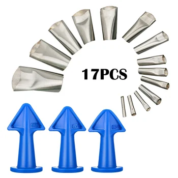 17pcs Silicone Remover Caulk Finisher Sealant Glass Floor Cleaning Nozzles Window Finisher Sealant Scraper Caulking Nozzles
17pcs Silicone Remover Caulk Finisher Sealant Glass Floor Cleaning Nozzles Window Finisher Sealant Scraper Caulking Nozzles