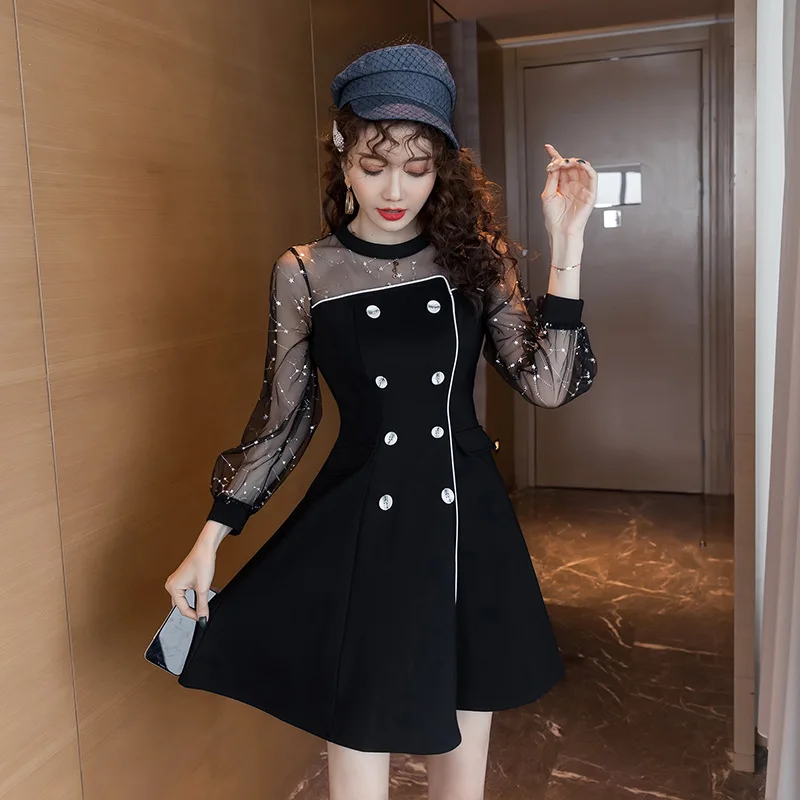 Dress 2019 Autumn And Winter New Style Debutante WOMEN'S Dress Elegant Fashion Slim Fit Base A- line Skirt
Dress 2019 Autumn And Winter New Style Debutante WOMEN'S Dress Elegant Fashion Slim Fit Base A- line Skirt