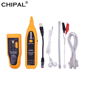 CHIPAL WH806A Cable Tester for BNC Electrical Cable Telephone Wire Tracker LAN Network Line Finder Cat5 Cat5E Cat6 Cat6E RJ45
CHIPAL WH806A Cable Tester for BNC Electrical Cable Telephone Wire Tracker LAN Network Line Finder Cat5 Cat5E Cat6 Cat6E RJ45