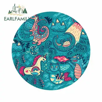 EARLFAMILY 13cm x 12.9cm For Dragon Dinosaur Unicorn 3D The Whole Body Funny Car Stickers Vinyl Occlusion Scratch Decal 
EARLFAMILY 13cm x 12.9cm For Dragon Dinosaur Unicorn 3D The Whole Body Funny Car Stickers Vinyl Occlusion Scratch Decal