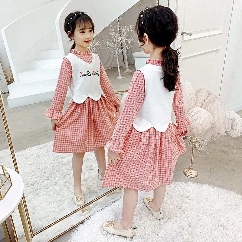 Girls Dress Spring Clothing 2020 New Style Set CHILDREN'S Garment Korean-style Western Style Little Girl Waistcoat Skirt Two-Pie
Girls Dress Spring Clothing 2020 New Style Set CHILDREN'S Garment Korean-style Western Style Little Girl Waistcoat Skirt Two-Pie
