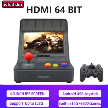 Whatsko Portable Handheld Gamepad IPS Screen 64bit for Retro Arcade FC Game HDMI 3000 Video Game Classic PS1 Android USB 
Whatsko Portable Handheld Gamepad IPS Screen 64bit for Retro Arcade FC Game HDMI 3000 Video Game Classic PS1 Android USB