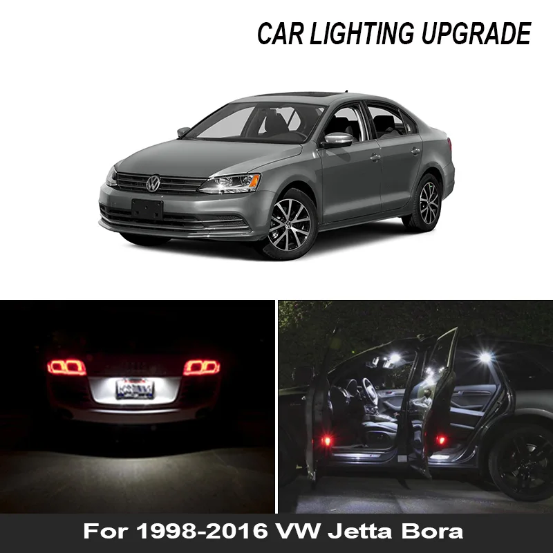 100% White Canbus Error Free LED bulb interior map dome light Kit For VW Jetta For Bora For Vento 4 5 6 MK4 MK5 MK6 (1998-2016)
100% White Canbus Error Free LED bulb interior map dome light Kit For VW Jetta For Bora For Vento 4 5 6 MK4 MK5 MK6 (1998-2016)