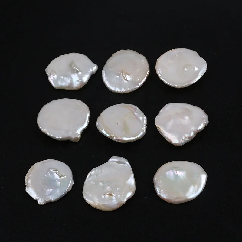 

30mm Natural White Freshwater Loose Petal Shape Keshi Pearls Beads For Jewelry Making