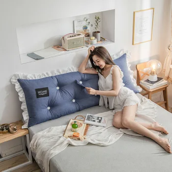 Bedside cushion modern minimalist yarn-dyed washed cotton cushion sofa backrest bed large backrest
Bedside cushion modern minimalist yarn-dyed washed cotton cushion sofa backrest bed large backrest