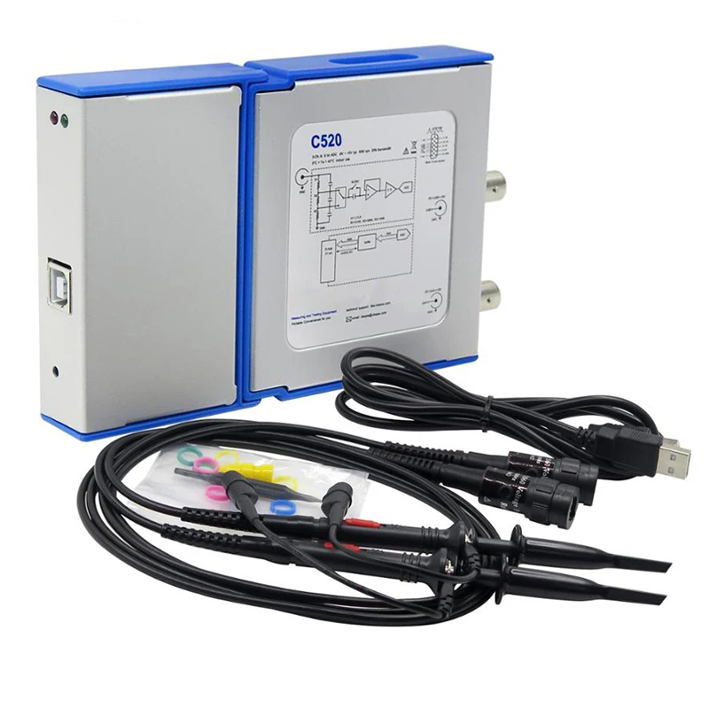 Portable Digital Oscilloscope USB Charging 2 Channels Bandwidth Virtual Lab Meters Best Price
Portable Digital Oscilloscope USB Charging 2 Channels Bandwidth Virtual Lab Meters Best Price