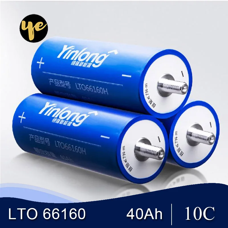 12 шт. LTO 66160 2 3 v 40AH Новый 20000 циклов литий титановый оксид батарея для 12V 24V Ebilke
