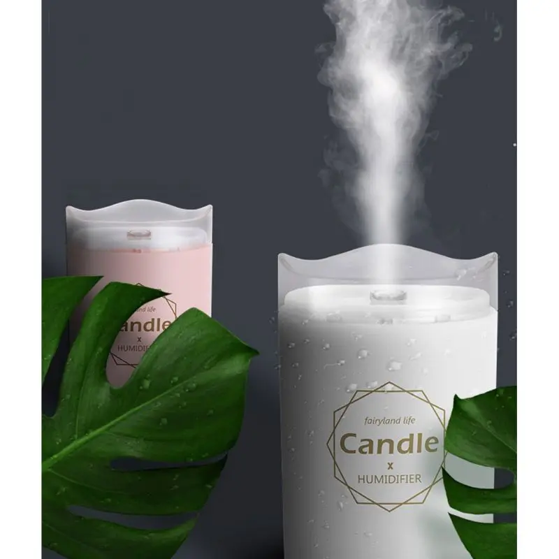 300ML Air Humidifier Candle Romantic Soft Light Aroma Essential Oil Diffuser USB Charging Mist Maker Home Car Purifier
300ML Air Humidifier Candle Romantic Soft Light Aroma Essential Oil Diffuser USB Charging Mist Maker Home Car Purifier