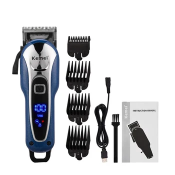 Electric Hair Clipper USB Rechargeable Professional Hair Barber for Men Haircutter LED Display Digital with 4 Limit Combs 
Electric Hair Clipper USB Rechargeable Professional Hair Barber for Men Haircutter LED Display Digital with 4 Limit Combs