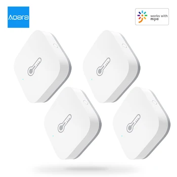 4Pcs Aqara Smart Air Pressure Temperature Humidity Environment Sensor Work With Android IOS Mijia APP Remote Control
4Pcs Aqara Smart Air Pressure Temperature Humidity Environment Sensor Work With Android IOS Mijia APP Remote Control