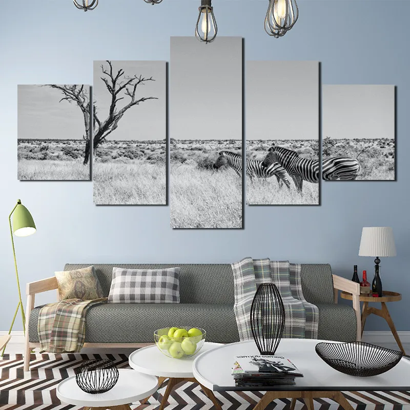 Modern Decorative Painting Black and White Animal Zebra Herd In The Grass Picture Hd Printing Nordic Home Decoration Living Room
Modern Decorative Painting Black and White Animal Zebra Herd In The Grass Picture Hd Printing Nordic Home Decoration Living Room