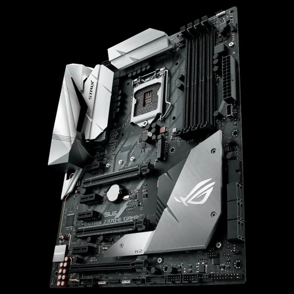 ROG STRIX Z370-E GAMING Z370 ATX Mainboard LGA1151 Socket 802.11ac Wi-Fi Support DDR4 4000MHz SATA 6Gbps USB3.1 Board
ROG STRIX Z370-E GAMING Z370 ATX Mainboard LGA1151 Socket 802.11ac Wi-Fi Support DDR4 4000MHz SATA 6Gbps USB3.1 Board