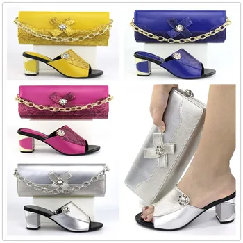2020 African Women Pumps Shoes With Evening Bag Set High Heels Slippers And Handbag For Party CR526 Height 7cm
2020 African Women Pumps Shoes With Evening Bag Set High Heels Slippers And Handbag For Party CR526 Height 7cm