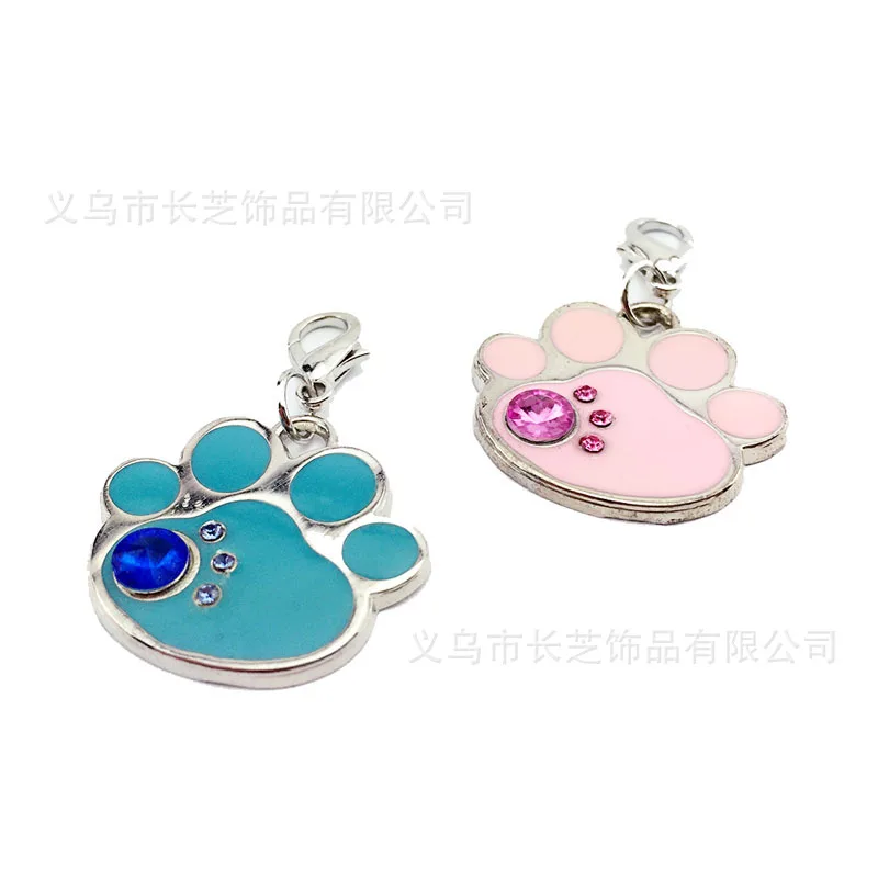 Pet ID Dog Tag Pet Colored Glaze Claws Cat Collar Pendant 
Pet ID Dog Tag Pet Colored Glaze Claws Cat Collar Pendant