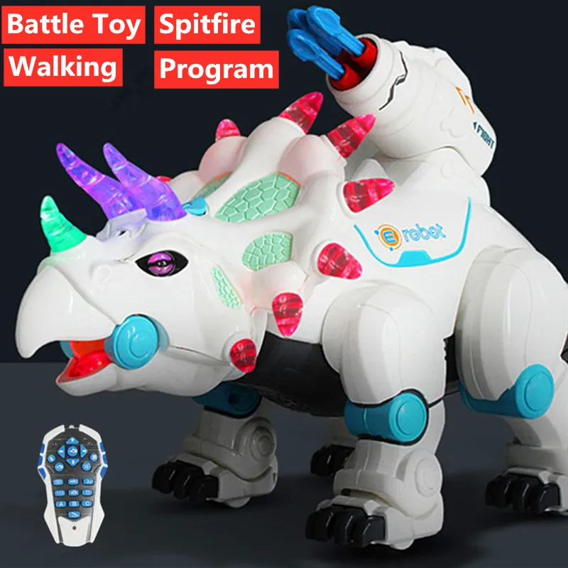 High Simulation dinosaur Toy model With Walking flash Light Smart Dinosaur robot Can Spitfire battle dinosaur Toy Programming
High Simulation dinosaur Toy model With Walking flash Light Smart Dinosaur robot Can Spitfire battle dinosaur Toy Programming