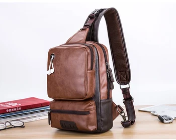 Casual Sling Bag Trendy Chest Bag PU Leather Large Capacity Shoulder Bag Outdoor Sport Cross Bag
Casual Sling Bag Trendy Chest Bag PU Leather Large Capacity Shoulder Bag Outdoor Sport Cross Bag