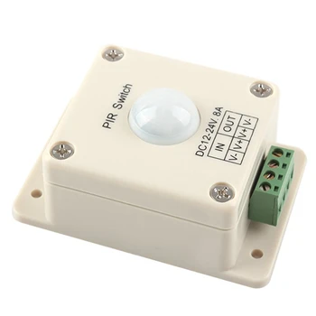 New DC 12V~24V 8A Automatic LED PIR Motion Sensor Switch Light Lighting 
New DC 12V~24V 8A Automatic LED PIR Motion Sensor Switch Light Lighting