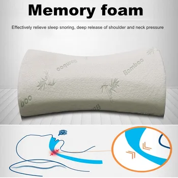 New Bamboo Fiber Memory Foam Pillow Velvet Cervical Pillow Neck Pain Relief Support Cushion 60X38X10cm Travel Bedding Home Bedro
New Bamboo Fiber Memory Foam Pillow Velvet Cervical Pillow Neck Pain Relief Support Cushion 60X38X10cm Travel Bedding Home Bedro