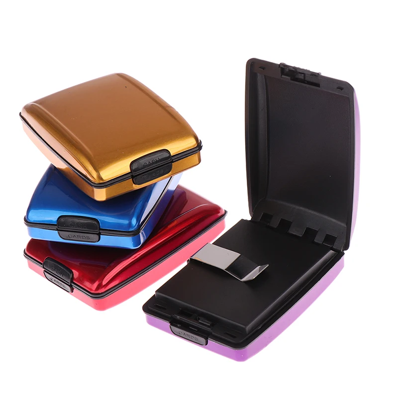 New Secure Deposit and Withdrawal Wallet Credit Card Holder Wallet Men Women Metal Vintage Aluminium Bag
New Secure Deposit and Withdrawal Wallet Credit Card Holder Wallet Men Women Metal Vintage Aluminium Bag