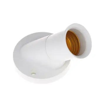 White E27 Lamp Base Socket 45 Degree Oblique Plastic Light Bulb Base AC 250V 4AL
White E27 Lamp Base Socket 45 Degree Oblique Plastic Light Bulb Base AC 250V 4AL