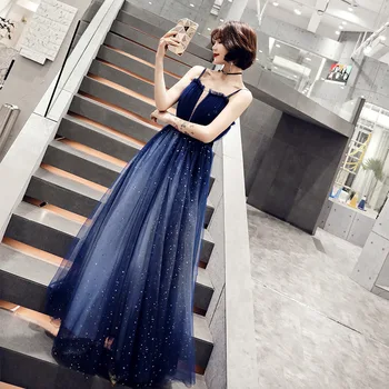 Blue Spaghetti Sexy Queen Evening Party Sequins Dress Formal Exquisite Dress Women Princess Dream Prom Gown Dresses Vestidos 
Blue Spaghetti Sexy Queen Evening Party Sequins Dress Formal Exquisite Dress Women Princess Dream Prom Gown Dresses Vestidos