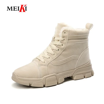 MEIKI 2019 New Brand Autumn and winter explosions suede color matching wild high-top women shoes Optional plus velvet Size 35-41
MEIKI 2019 New Brand Autumn and winter explosions suede color matching wild high-top women shoes Optional plus velvet Size 35-41