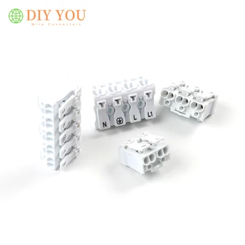 10/30/50/100Pcs 2/3/4/5 Pin Home Led Lighting Strip Light Quick push-in Wire Connectors Press Allocate Terminal Block Connector
10/30/50/100Pcs 2/3/4/5 Pin Home Led Lighting Strip Light Quick push-in Wire Connectors Press Allocate Terminal Block Connector