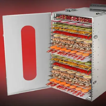 20 Layer Commercial Professional Fruit Food Dryer Stainless Steel Food Fruit Vegetable Pet Meat Air Dryer Electric Dehydrator
20 Layer Commercial Professional Fruit Food Dryer Stainless Steel Food Fruit Vegetable Pet Meat Air Dryer Electric Dehydrator