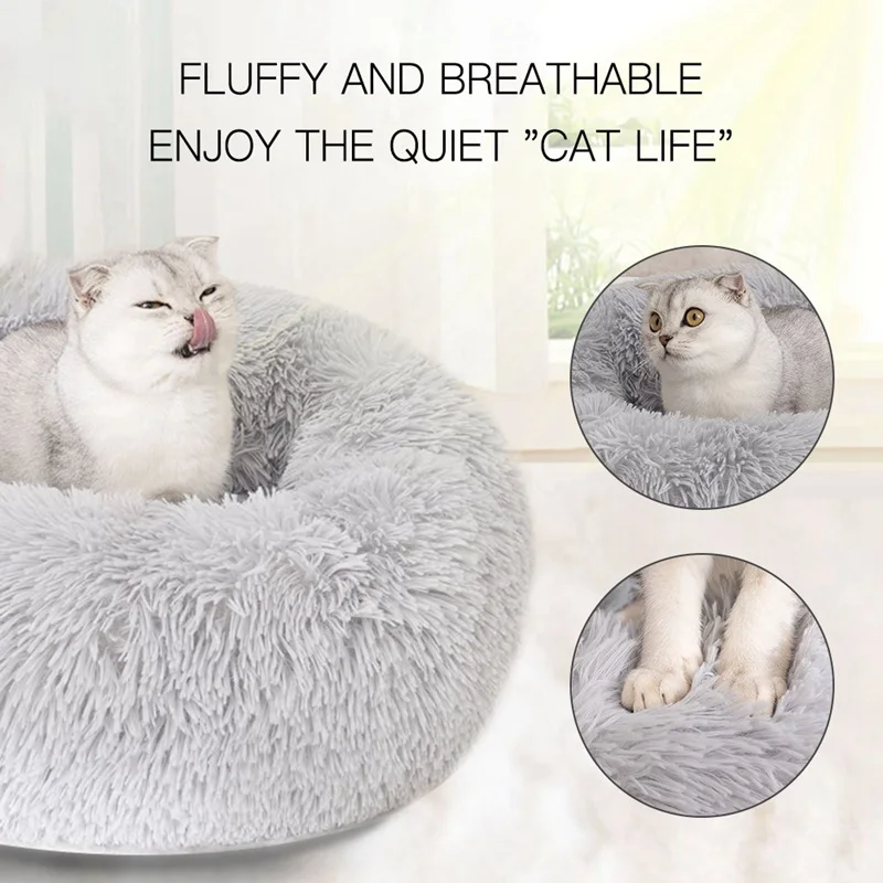 Pet Dog Bed Basket Calm Soft Bed Pet Donuts Donut Hugs Home Shag Fur Donut Cat Bed for Small Dogs and Cats
Pet Dog Bed Basket Calm Soft Bed Pet Donuts Donut Hugs Home Shag Fur Donut Cat Bed for Small Dogs and Cats