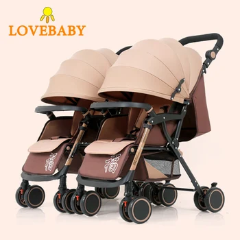 Twin Baby Strollers Ultra Light Portable Can Sit Lie Detachable Folding Double Pram Luxury Fashionable Can be on plane umbrellas
Twin Baby Strollers Ultra Light Portable Can Sit Lie Detachable Folding Double Pram Luxury Fashionable Can be on plane umbrellas