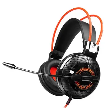 Wired Headphone 3.5mm Gaming Headset Over Ear Earphone with Mic for PC Laptop Phone 
Wired Headphone 3.5mm Gaming Headset Over Ear Earphone with Mic for PC Laptop Phone