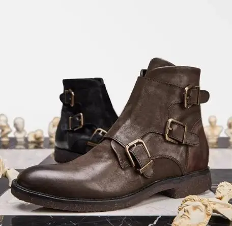 Men PU Leather Shoes Low Heel Casual Shoes Dress Shoes Brogue Shoes Spring Ankle Boots Vintage Classic Male Casual TV299
Men PU Leather Shoes Low Heel Casual Shoes Dress Shoes Brogue Shoes Spring Ankle Boots Vintage Classic Male Casual TV299