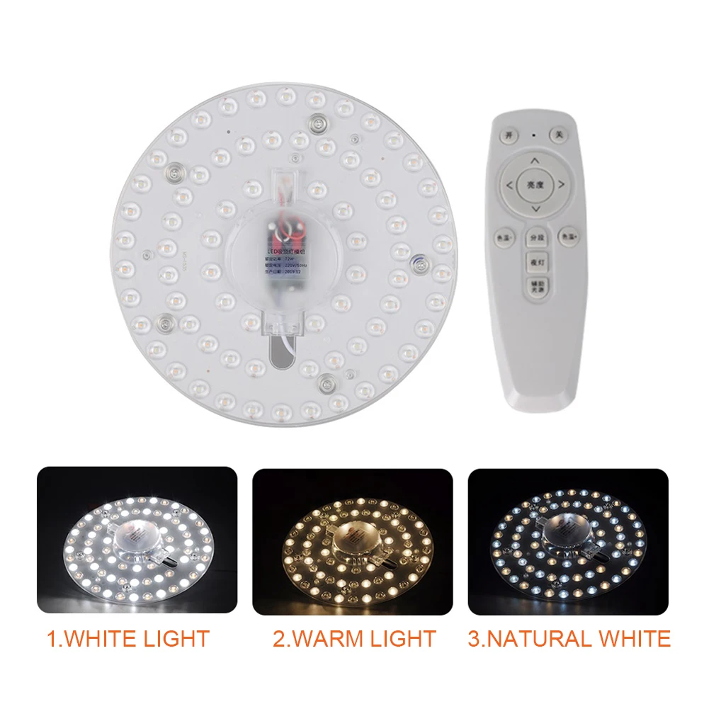 220-240 В 5730SMD светодиодный модуль источник потолочного света яркость регулируемый пульт дистанционного управления три цвета 72 Вт фотолампа
220-240 В 5730SMD светодиодный модуль источник потолочного света яркость регулируемый пульт дистанционного управления три цвета 72 Вт фотолампа