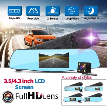 3.5/4.3 Inch 1080P HD Car DVR Camera Automobile Data Recorder Mirror Rear View Mirror Camera Recorder Car Rear View Mirror DVR
3.5/4.3 Inch 1080P HD Car DVR Camera Automobile Data Recorder Mirror Rear View Mirror Camera Recorder Car Rear View Mirror DVR